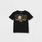 Kids' Disney Mickey Mouse 'family Vacation 2021' Short Sleeve Graphic T-shirt - Black