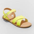 Girls' Pasha Ankle Strap Sandals - Cat & Jack Yellow