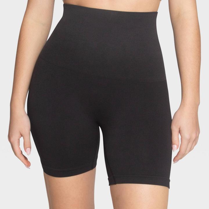 Belly Bandit Postpartum Slim Straight Compression Maternity Bike Shorts - Black