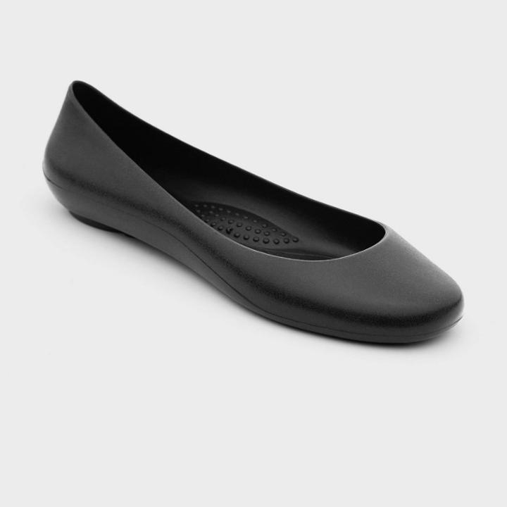 Women's Georgia Ballet Flats - Okabashi Black