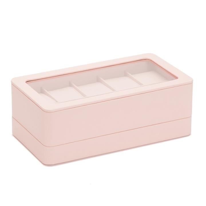 Wolf Watch Box With Strap Tray For Apple Watch - Rose Quartz, Adult Unisex, Size: Small, Pink Quartz