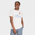 Men's Standard Fit Short Sleeve Crewneck Graphic T-shirt - Goodfellow & Co Beige