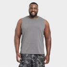 Men's Big Sleeveless Performance T-shirt - All In Motion Gray Heather