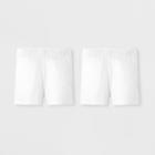 Girls' Leggings Pants - Cat & Jack Half White