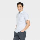 Men's Short Sleeve Button-down Shirt - Goodfellow & Co Blue