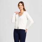 Women's Any Day V-neck Cardigan Sweater - A New Day Cream (ivory)