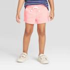 Toddler Girls' Knit Pull-on Shorts - Cat & Jack Pink 12m, Toddler Girl's