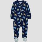 Baby Boys' Dino Footed Pajama - Just One You Made By Carter's Navy Newborn, Blue