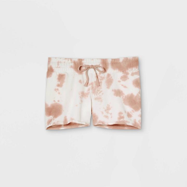 Maternity Tie-dye Match Back Pull-on Shorts - Isabel Maternity By Ingrid & Isabel Brown