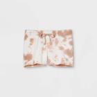 Maternity Tie-dye Match Back Pull-on Shorts - Isabel Maternity By Ingrid & Isabel Brown