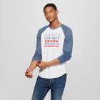 Men's Long Sleeve Locally Grown Graphic T-shirt - Awake White