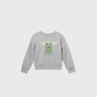 Toddler Girls' Star Wars Baby Yoda 'i Can't Even' Fleece Pullover - Heather Gray