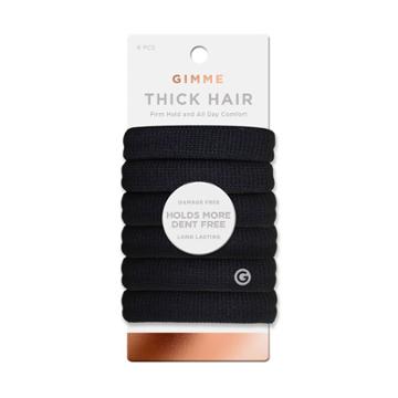 Gimme Beauty Gimme Clips Thick Hair Bands - Black