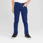 Oversizeboys' Skinny Fit Jeans - Cat & Jack Navy 12 Husky, Boy's, Blue