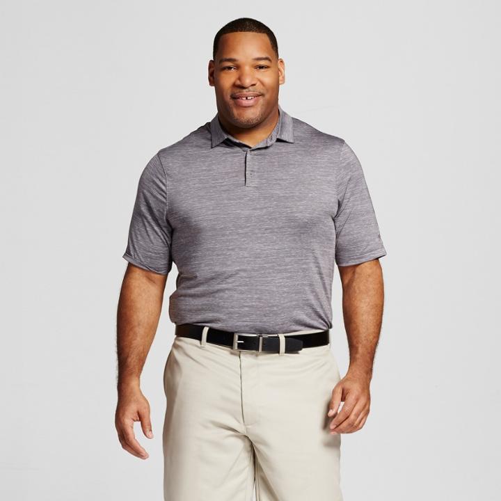Men's Tall Spacedye Golf Polo - C9 Champion Thundering Gray
