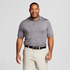 Men's Tall Spacedye Golf Polo - C9 Champion Thundering Gray