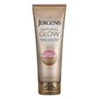 Jergens Natural Glow Daily Moisturizer Medium To Tan, Self Tanner Body Lotion, Sunless Tanning