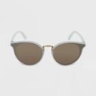 Women's Round Sunglasses - Wild Fable Off White
