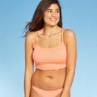 Women's Textured Cami Tank Bikini Top - Xhilaration Orange D/dd, Women's