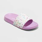 Kids' Nikko Slip-on Slide Sandals - Cat & Jack Purple