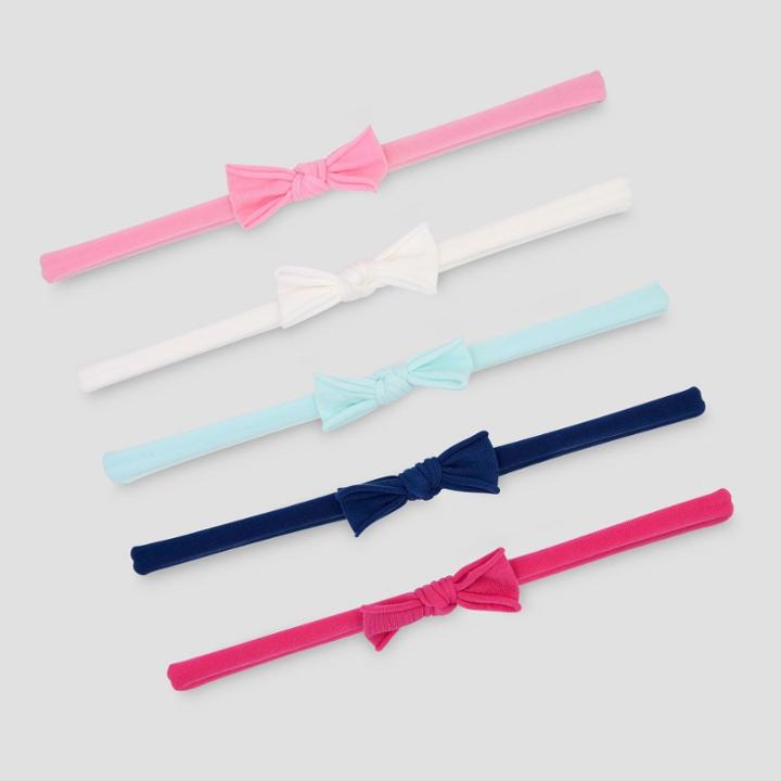 Baby Girls' 5pk Headwraps - Just One You Made By Carter's One Size,