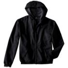 Hanes Premium Men's Fleece Zip-up Hooded Sweatshirt - Black