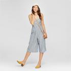 Women's Striped Tube Jumpsuit - Universal Thread Blue 14,