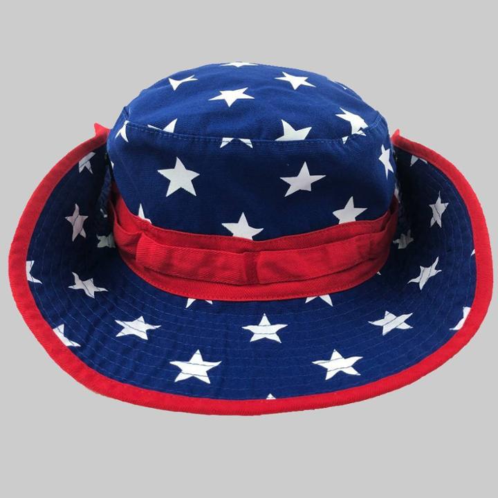 Concept One Men's Americana Stars And Stripes Boonie Hat - Navy One Size, Adult Unisex, Blue