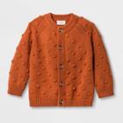 Baby Boys' Raglan Bobbles Cardigan Sweater - Cat & Jack Orange