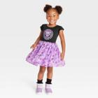 Toddler Girls' Marvel Black Panther Knitted Tutu Dress - Black