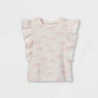 Grayson Mini Toddler Girls' Ruffle T-shirt - Cream