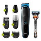 Braun Mgk3245 7-in-1 Men's Rechargeable Wet & Dry Electric Shaver & Trimmer Kit For Beard & Hair