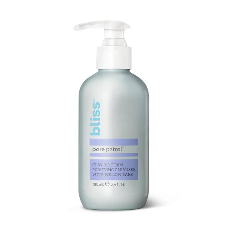 Target Bliss Pore Patrol Clay-to-foam Purifying Cleanser With Willow Bark