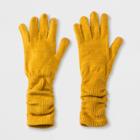 Women's Slouch Tech Touch Gloves - A New Day Yellow