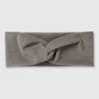 Isotoner Adult Recycled Fleece Headband - Heather Gray