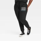Pride Ph By The Phluid Project Adult Plus Size 'trans Pride Power' Jogger Pants - Black