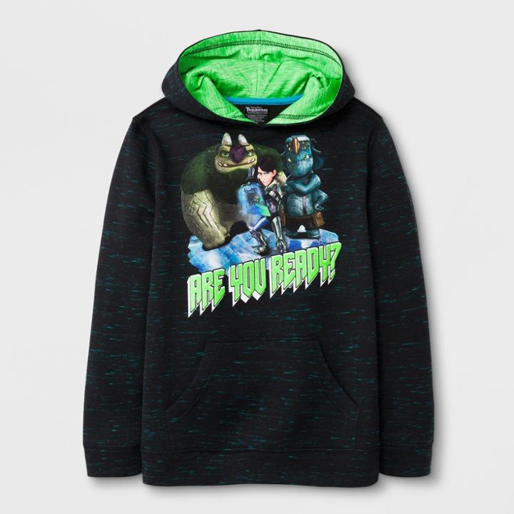 Boys' Trollhunters Hooded Sweatshirt - Navy
