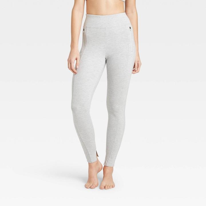Women's High-waisted Ponte Pants - Joylab Heather Gray Xs, Women's, Grey Gray