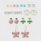 Girls' Happy Bees And Flower Earrings - Cat & Jack