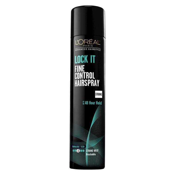L'oreal Paris Advanced Hairstyle Lock It Fine Control Hairspray - 8.25 Fl Oz,