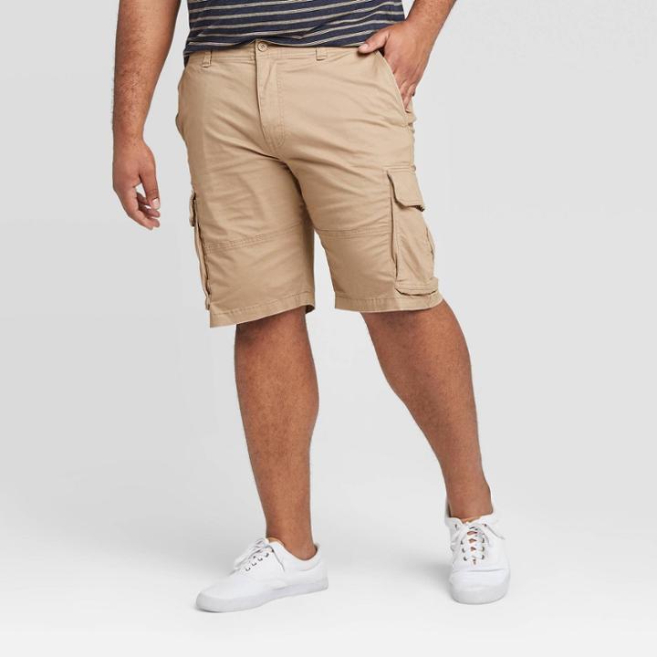 Men's 11 Cargo Shorts - Goodfellow & Co Beige
