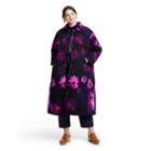 Women's Plus Size Floral Print Quilted Jacket - Rachel Comey X Target Black