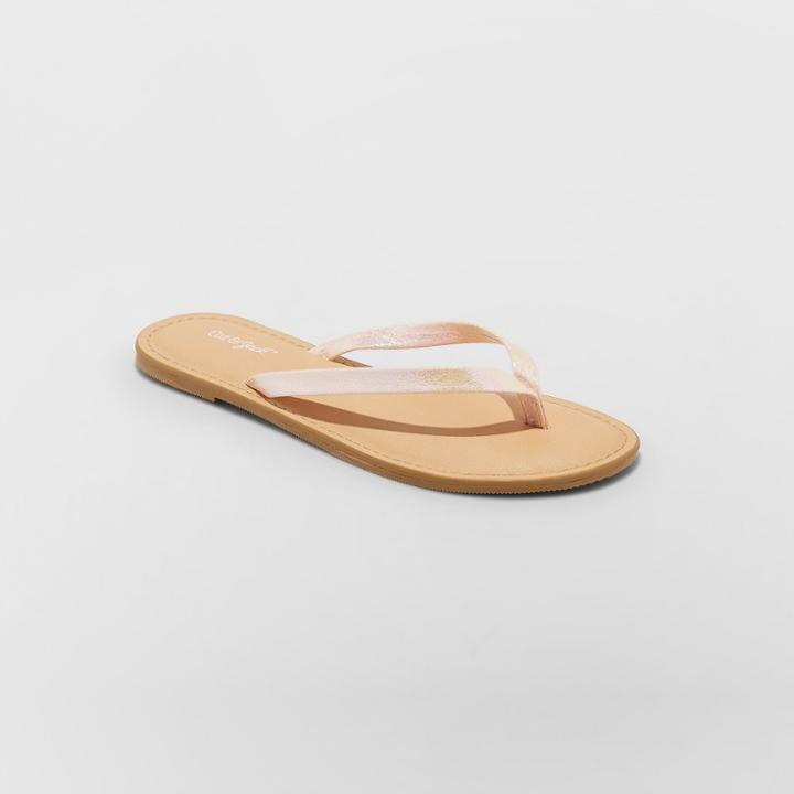 Girls' Serena Flip Flop Sandals - Cat & Jack Pink