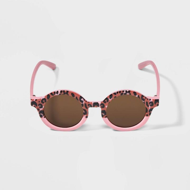 Toddler Girls' Leopard Spot Sunglasses - Cat & Jack Pink