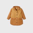 Women's Plus Size Mid Length Colorblock Utility Parka Jacket - Universal Thread Camel