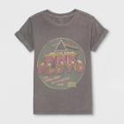 Junk Food Girls' Pink Floyd Spiral Short Sleeve T-shirt - Gray