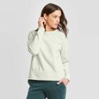 Women's Crewneck Sweatshirt - Universal Thread Mint S, Women's, Size: