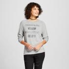 Fifth Sun Women's Champagne Now Resolutions Later Graphic Sweatshirt - Fifth