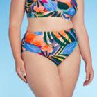Women's Plus Size Mid-rise Bikini Bottom - Kona Sol