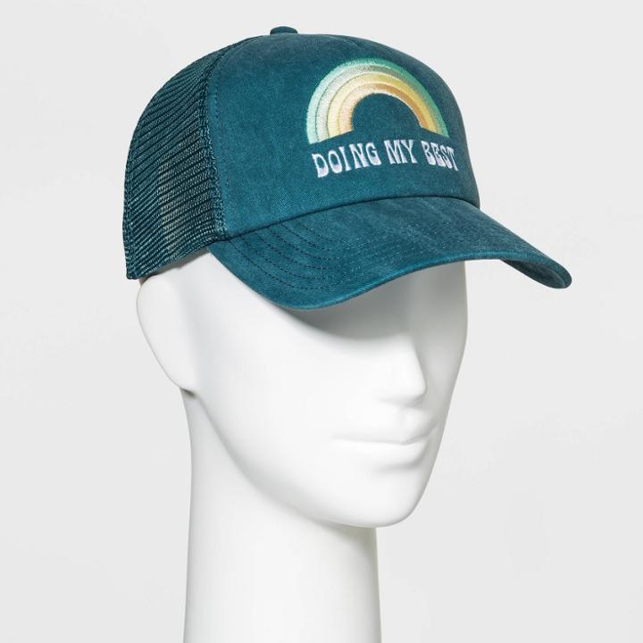 Mad Engine Women's Doing My Best Trucker Hat - Green